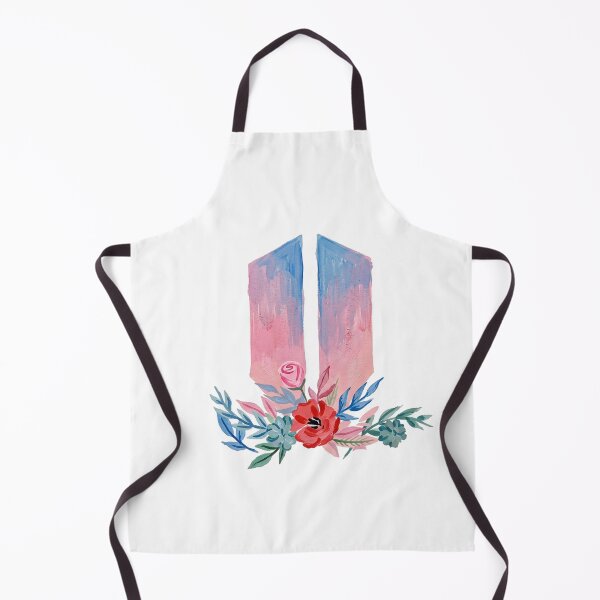 Item preview, BTS Bangtan Boys ARMY Pastel Flower Logo Art Work designed and sold by imsoyoon.