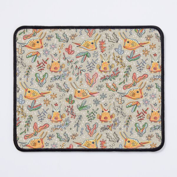 Item preview, Cute Cowfish Pattern | Funny Tropical Fish Design designed and sold by kostolom3000.