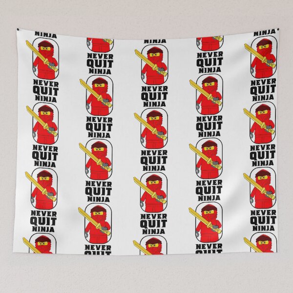 Item preview, Ninjago Ninja Never Quit Kai Red Fan designed and sold by Wbestie.