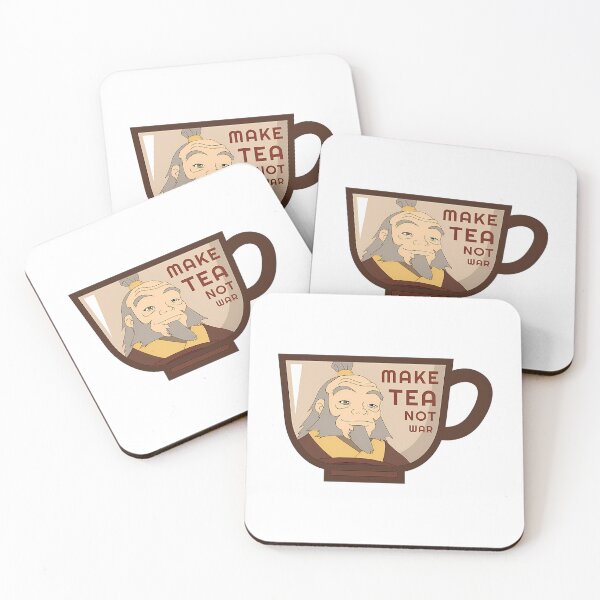 Item preview, Uncle Iroh Make Tea Not War Avatar The Last Airbender Sticker designed and sold by DigitalEmpower.