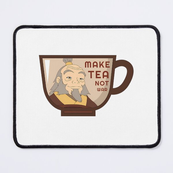 Item preview, Uncle Iroh Make Tea Not War Avatar The Last Airbender Sticker designed and sold by DigitalEmpower.