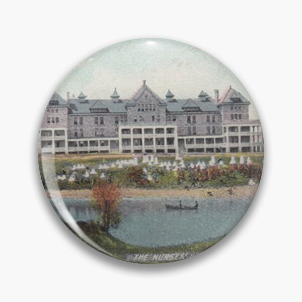 Item preview, Peoria State Hospital (Bartonville, Illinois) Vintage Postcard – Building Collage designed and sold by GhostlyWorld.