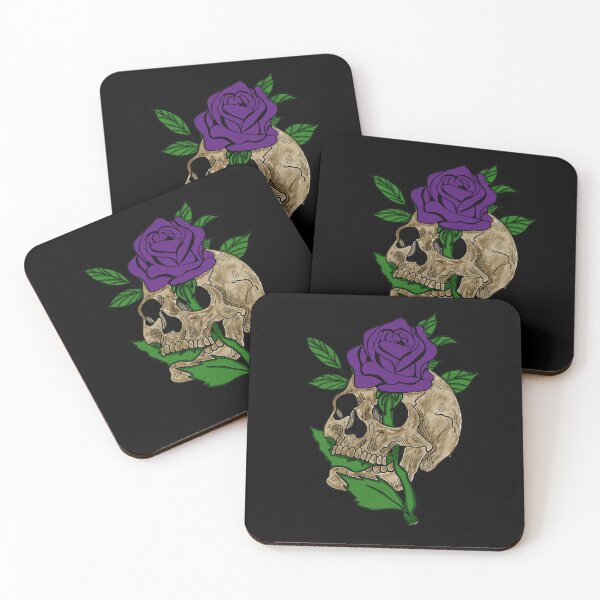 Item preview, Skull Pierced by a Rose designed and sold by Dark78dawn.