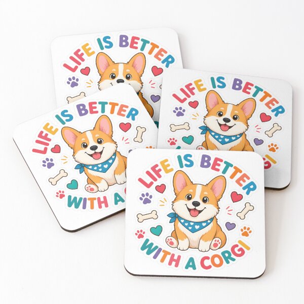 Item preview, Life Is Better With A Corgi Cute Dog designed and sold by Kaikab007.