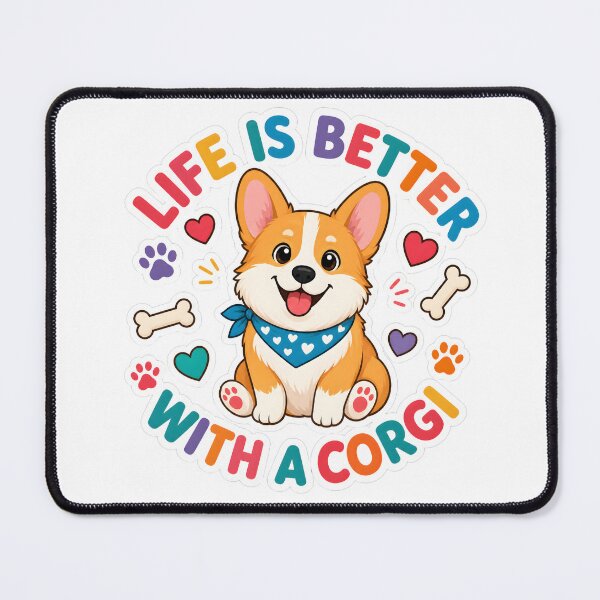 Item preview, Life Is Better With A Corgi Cute Dog designed and sold by Kaikab007.