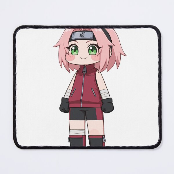 Item preview, Cute Chibi Pink Haired Ninja Girl Kawaii Anime Sticker designed and sold by RGB-crayon.