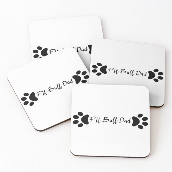 Item preview, Pit Bull Dad Paw Print Dog Lover Gift designed and sold by GiaoCalonas.
