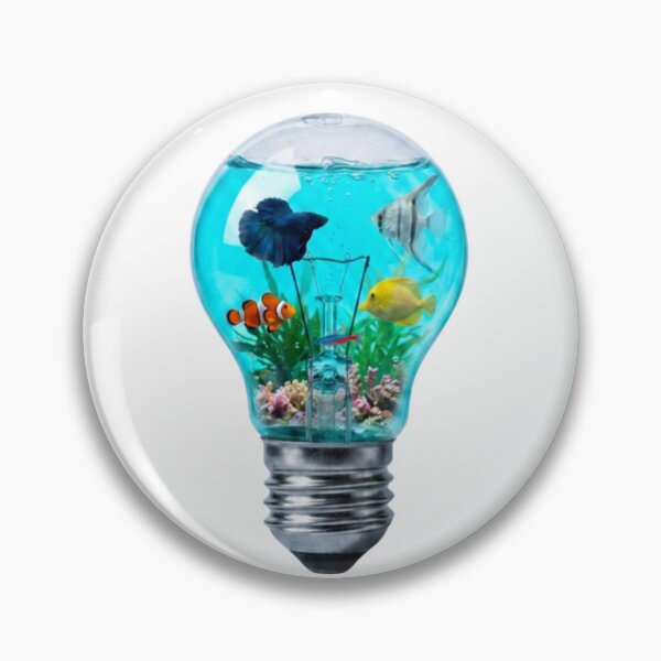 Item preview, Aquarium in a Lightbulb Art designed and sold by Mazza-mazza.