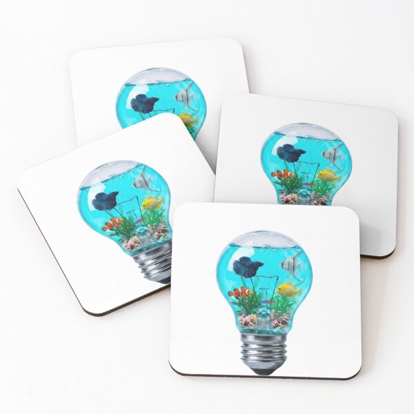Item preview, Aquarium in a Lightbulb Art designed and sold by Mazza-mazza.