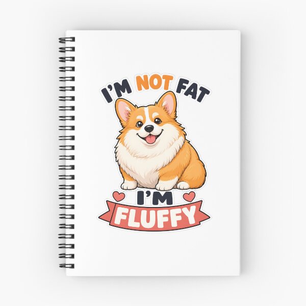Item preview, Im Not Fat Im Fluffy Funny Corgi designed and sold by Kaikab007.