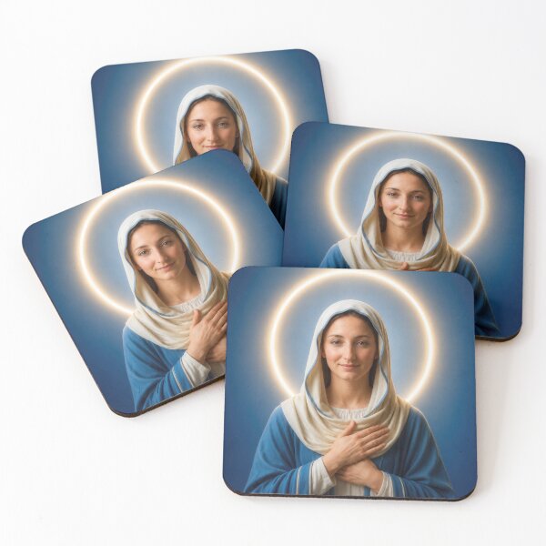 Item preview, Blessed Virgin Mary of Love | Sacred Christian Art designed and sold by Kutji.Sacred.Art.