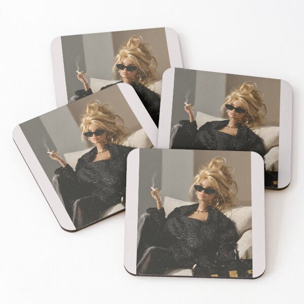 Item preview, Rich Unbothered Doll Smoking Sunglasses Funny Meme designed and sold by Devilians92.
