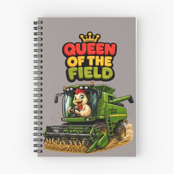 Item preview, Queen of the Field – Funny Chicken Combine Harvester designed and sold by Aimetoi.