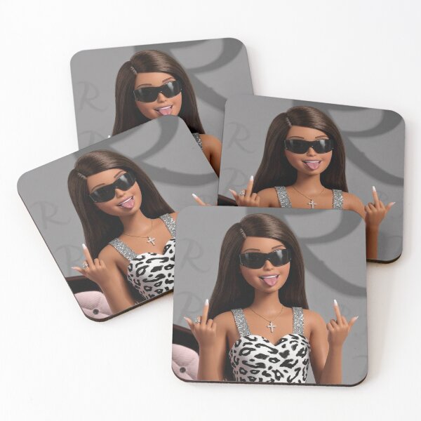 Item preview, Sassy Brunette Doll Middle Finger Sunglasses Meme designed and sold by Devilians92.