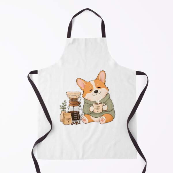 Item preview, Cozy Coffee Snob Corgi Pour Over Brew designed and sold by Kaikab007.