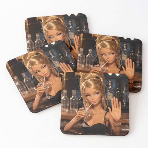 Item preview, Talk To The Hand Glam Blonde Doll Drinking Meme designed and sold by Devilians92.