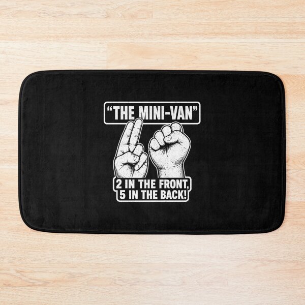 Item preview, The Minivan 2 in The Front 5 in The Back designed and sold by Randomera.
