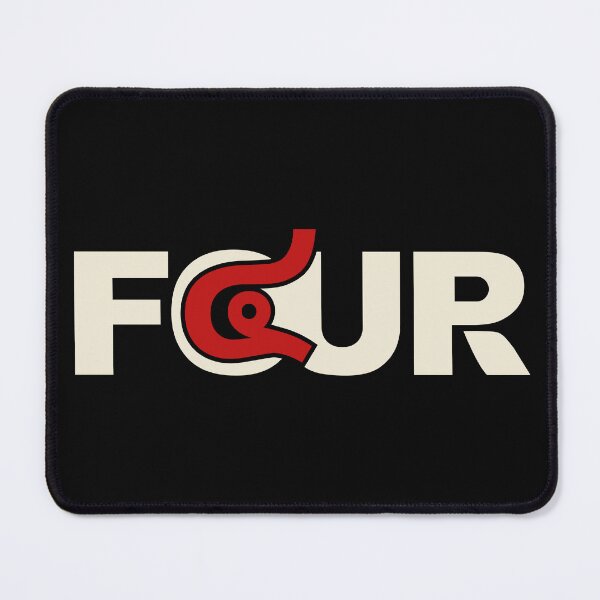 Item preview, Thai Number Four Contemporary Typography designed and sold by CHANCHANAI.