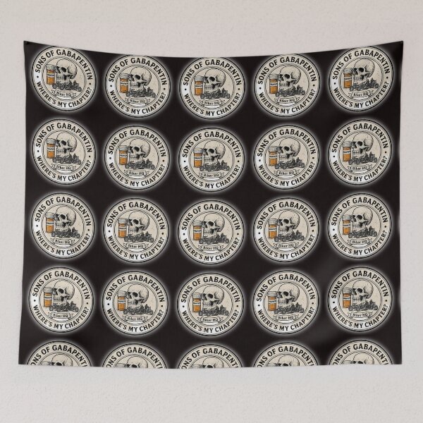 Item preview, Sons Of Gabapentin Chapter Badge designed and sold by AlienAlmanac.