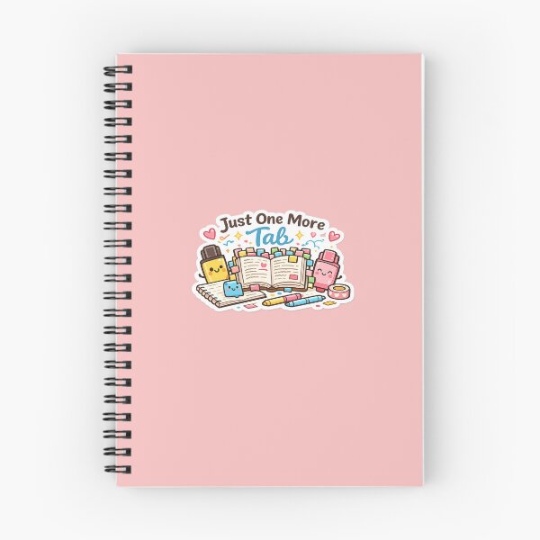 Item preview, Just One More Tab – Cute Book Annotation Aesthetic Sticker designed and sold by MewMint.