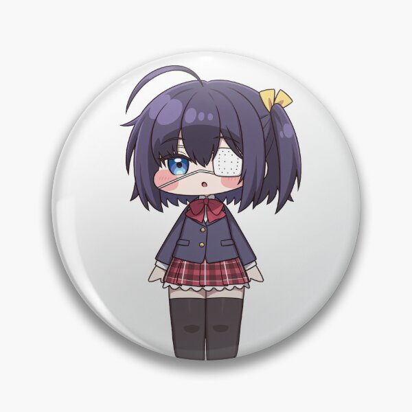 Item preview, Cute Chibi Eyepatch Schoolgirl Kawaii Anime Sticker designed and sold by RGB-crayon.