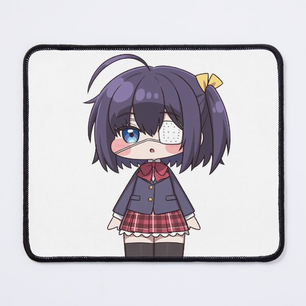 Item preview, Cute Chibi Eyepatch Schoolgirl Kawaii Anime Sticker designed and sold by RGB-crayon.