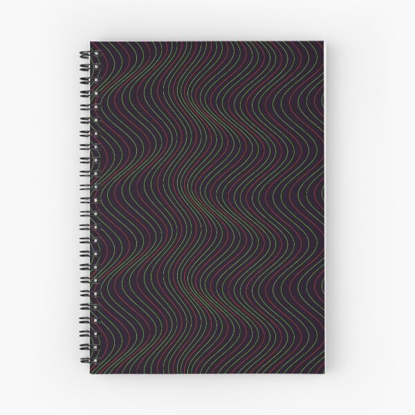 Item preview, Minimalist Red and Green Wavy Line Pattern designed and sold by GraphyLab.