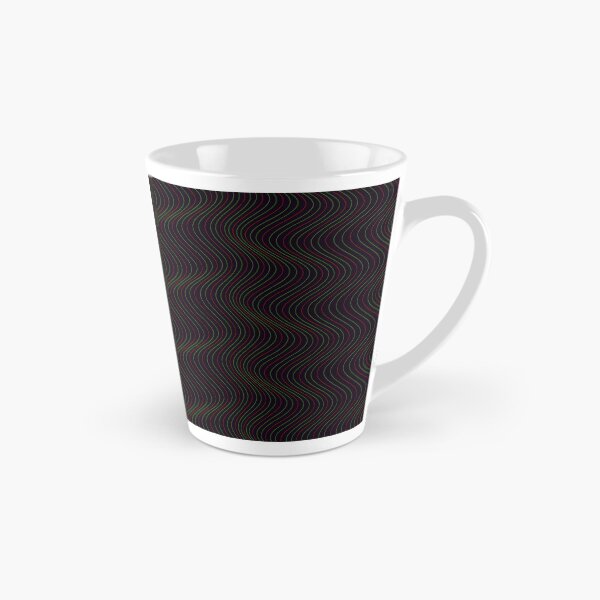 Item preview, Minimalist Red and Green Wavy Line Pattern designed and sold by GraphyLab.