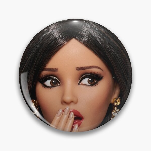 Item preview, Funny Oops Shocked Brunette Doll Meme designed and sold by Devilians92.