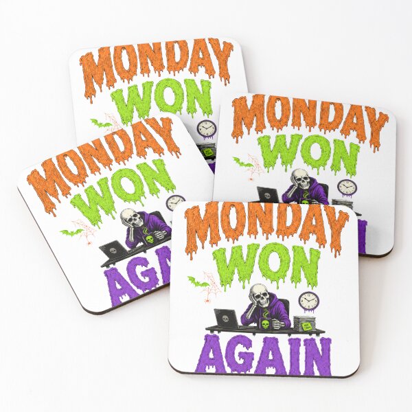 Item preview, MONDAY WON AGAIN designed and sold by OskarTrendz.