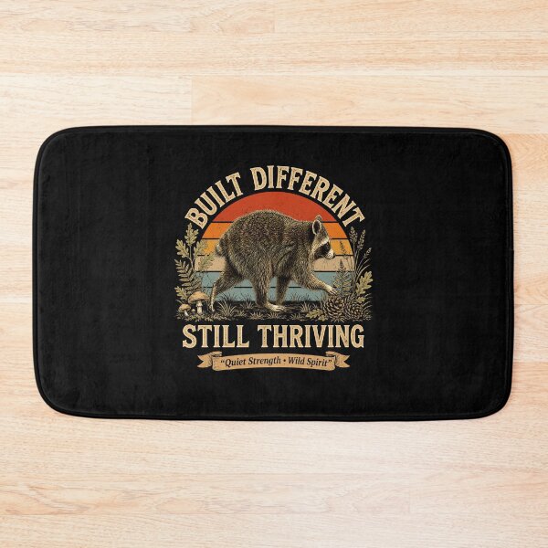 Item preview, Built Different Still Thriving Raccoon Meme Vintage designed and sold by Randomera.
