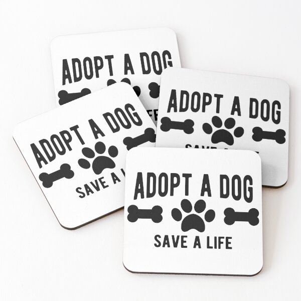 Item preview, Adopt A Dog Save A Life Paw Print Bone Graphic designed and sold by GiaoCalonas.