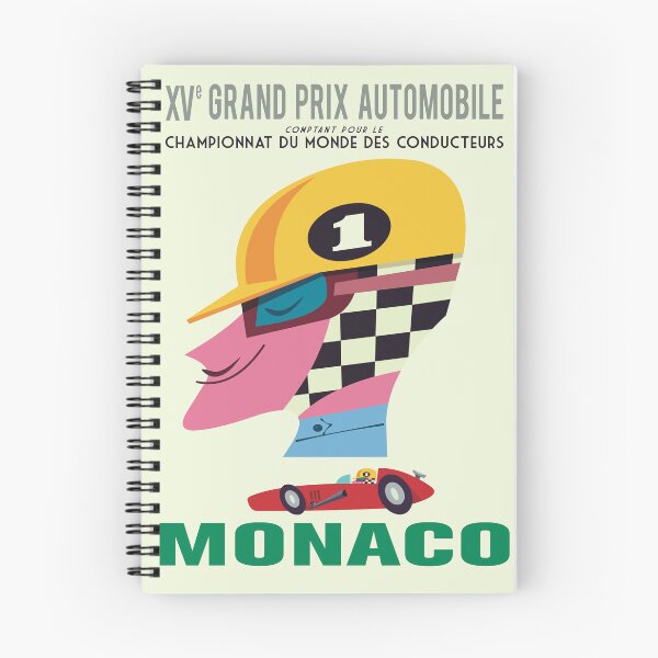 Item preview, Monaco Retro Racing poster designed and sold by Gary Godel.