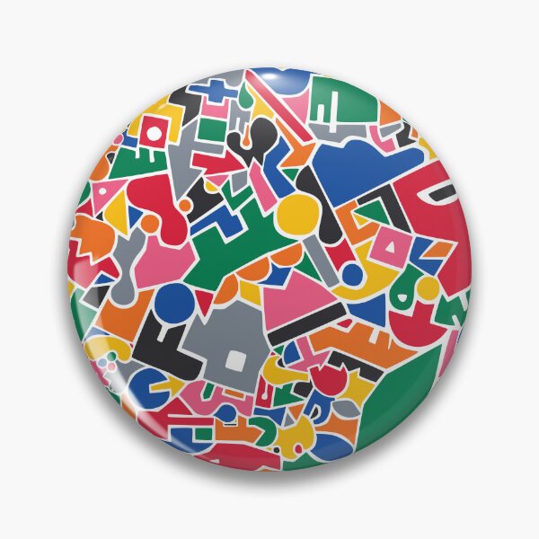 Item preview, Colorful Organic Shape Pattern designed and sold by mattcgriffiths.