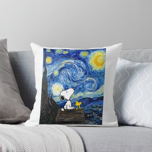 Item preview, Snoopy Starry Night Starry Sky Whimsical Van Gogh Art 2 designed and sold by harlynkeyse.