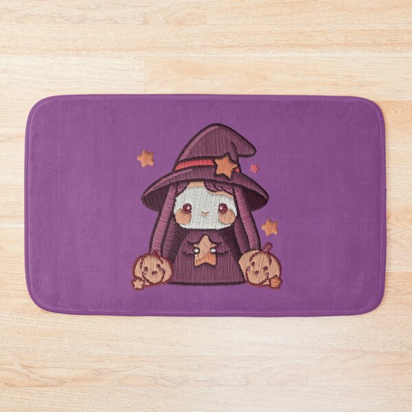 Item preview, Kawaii Witch Girl Halloween Embroidery Patch Sticker designed and sold by · GAMING SOUL ·.