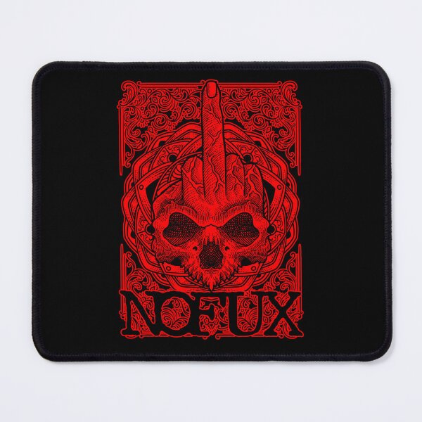 Item preview, Red Skull Middle Finger Ornamental NOFUX designed and sold by HerminaRath.