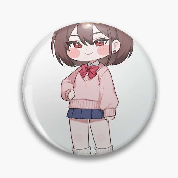 Item preview, Title Cute Chibi Schoolgirl Kawaii Anime Sticker designed and sold by RGB-crayon.