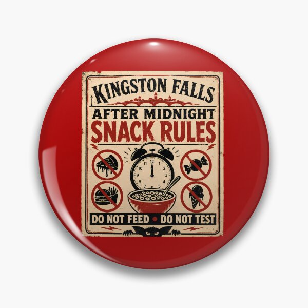 Item preview, Kingston Falls After Midnight Snack Rules Poster designed and sold by agearb.