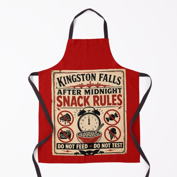Item preview, Kingston Falls After Midnight Snack Rules Poster designed and sold by agearb.
