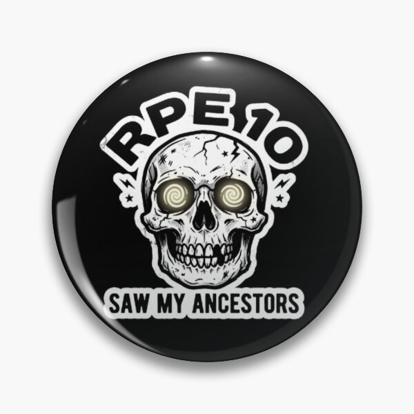 Item preview, RPE 10 Saw My Ancestors Gym - Funny Powerlifting Skull Tee designed and sold by OLLI_STORE.