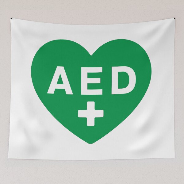 Item preview, AED Heart Emergency Medical Icon designed and sold by VectorForge Studio.