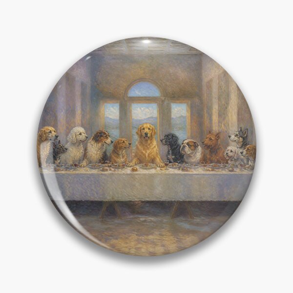 Item preview, The Last Supper: Dog Edition designed and sold by ManggaeJM.