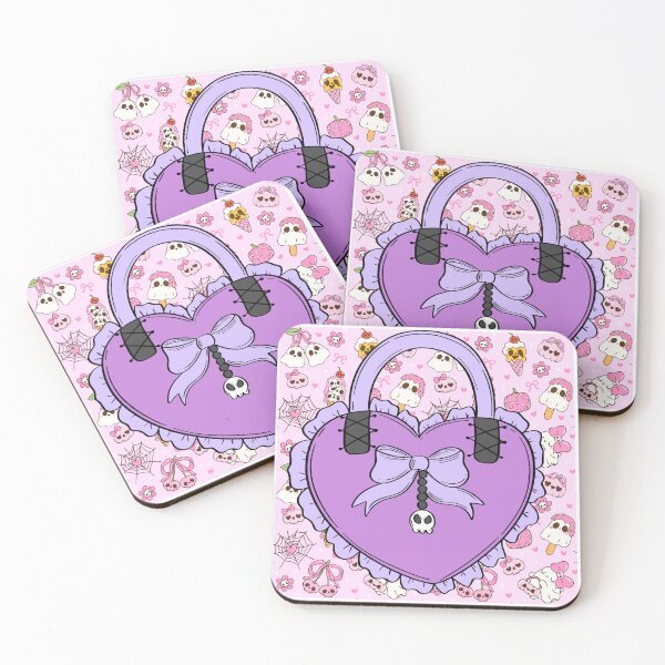 Item preview, Spooky Cute Ghost and Heart Locket designed and sold by ThePaintedPeach.
