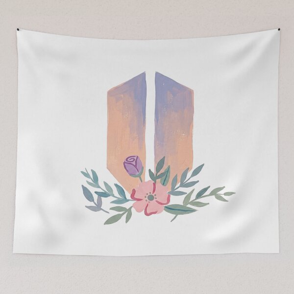 Item preview, Bangtan Boys ARMY Pastel Flower Logo Art Work designed and sold by imsoyoon.