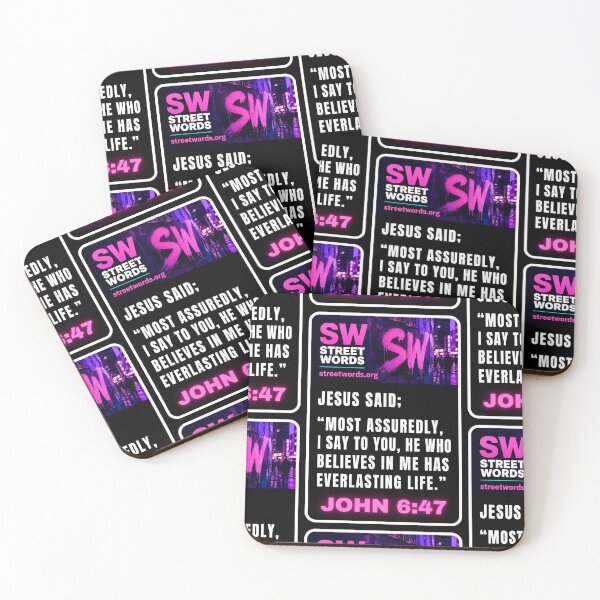 Item preview, Street Words John 6:47 designed and sold by streetwords.