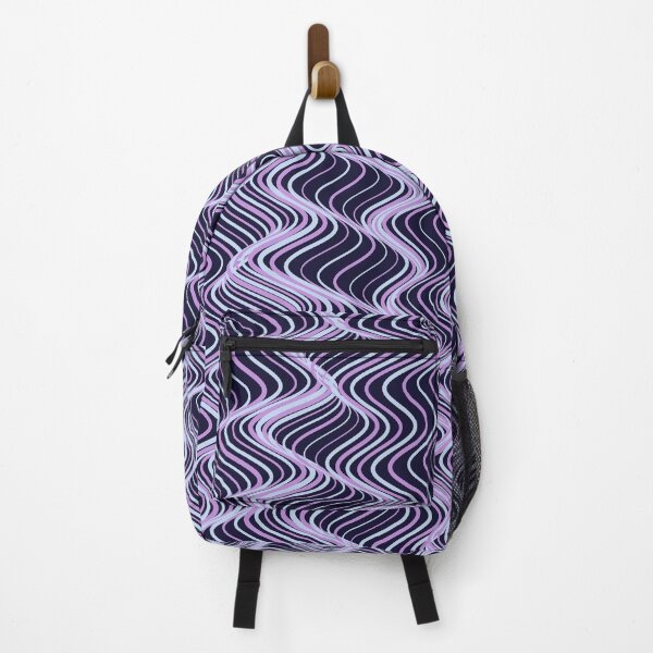 Item preview, Abstract Lavender and Blue Wavy Contour Pattern designed and sold by GraphyLab.