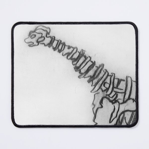 Item preview, Man Observing Dinosaur Fossil Sketch designed and sold by tammist.