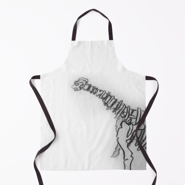 Item preview, Man Observing Dinosaur Fossil Sketch designed and sold by tammist.