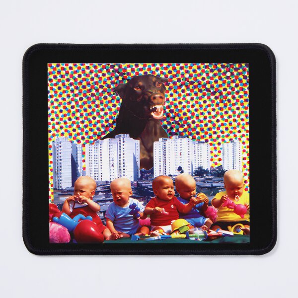 Item preview, Surreal Pop Dog and Babies Collage designed and sold by DelmerMraz.